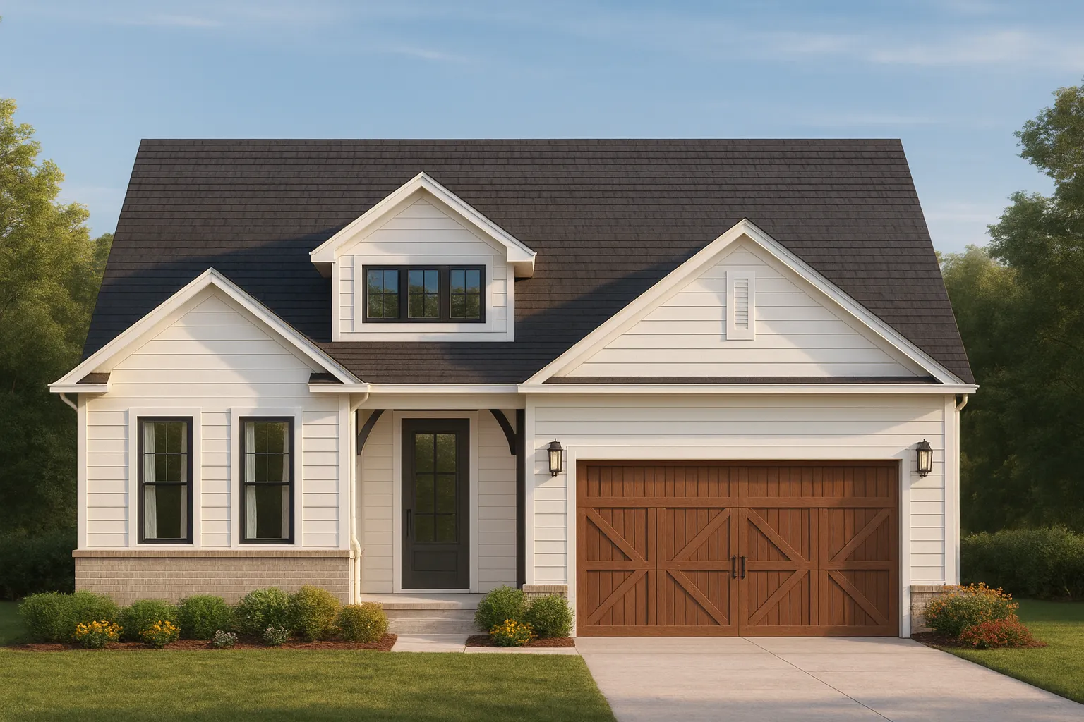 Stunning Craftsman Floor Plan With 2-Car Garage and CAD Design