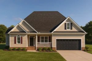 Stylish 2-Story House Plan with Vaulted Ceilings and Open Layout