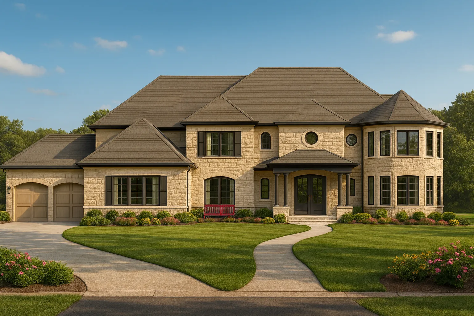 Luxury House Plan with 9,000+ Sq. Ft., CAD Blueprints, and Elegant Features