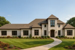 Luxury One-Story House Plan with 5,298 Sq. Ft. and Elegant Open Layout