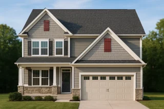 Modern 2.5-Story House Plan with CAD Files, 3 Bedrooms & Flexible Layout