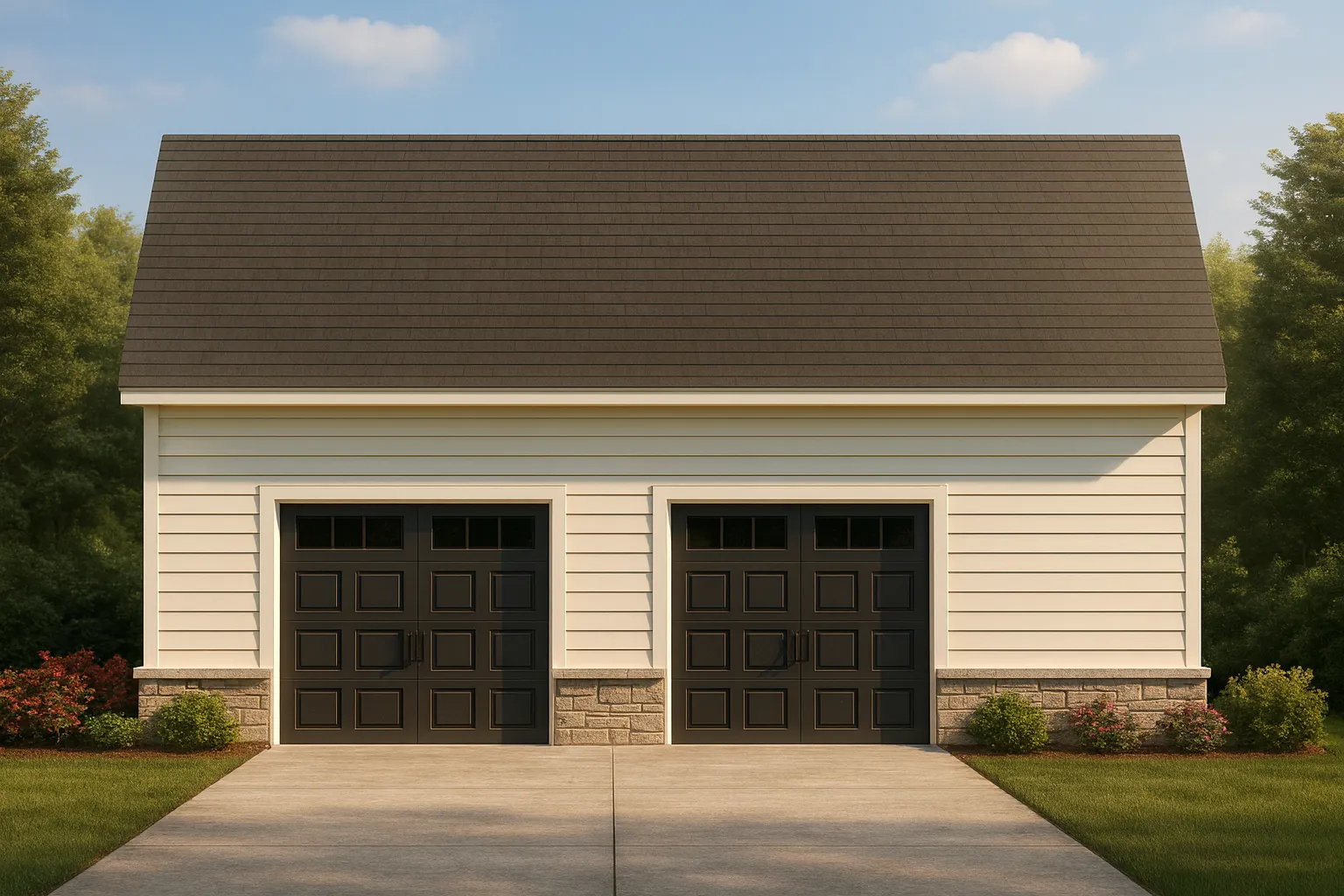 Versatile Garage House Plan with CAD Designs & Vaulted Ceilings