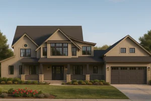 Stunning 5-Bedroom House Plan with Spacious Floor Designs
