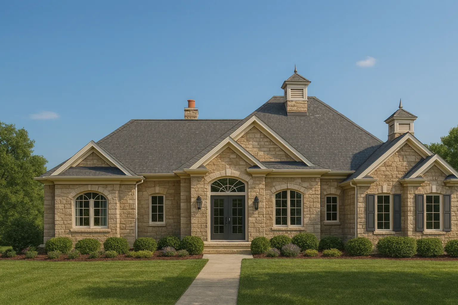 Luxury 2-Story House Plan with 4 Bedrooms & CAD Architecture