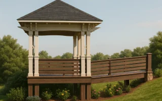 Plan
  9-1703 - Aster Landing House |
  GAZEBO-Craftsman - 0-Bed, 0-Bath, 392 SF