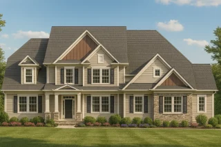 Modern 2-Story House Plan with 4 Bedrooms and Open Layout