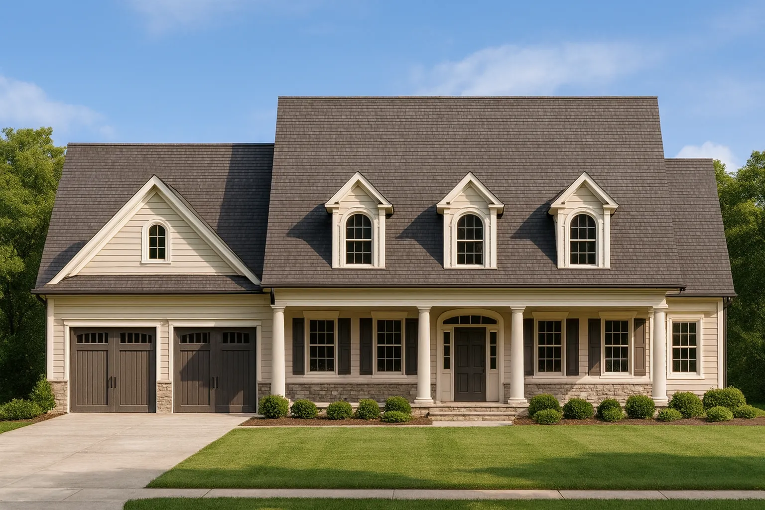 Affordable House Plans 9 Elegant 2-Story House Plan with Colonial Revival Design