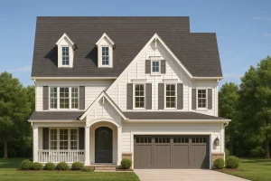 Charming 2.5-Story House Plan with Classic and Craftsman Design