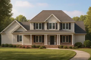 Elegant 2-Story House Plan with Modern CAD & Spacious Layout