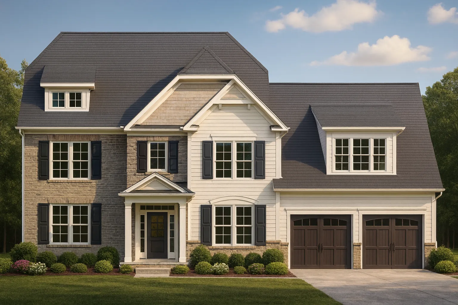 Traditional Home Plan with CAD Designs and 2-Story Layout