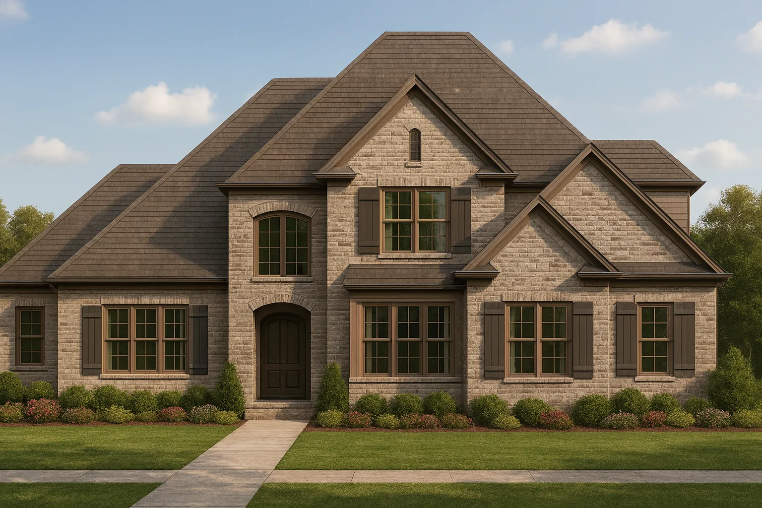 Customizable 2-Story House Plan with CAD Blueprint & Flexible Architecture