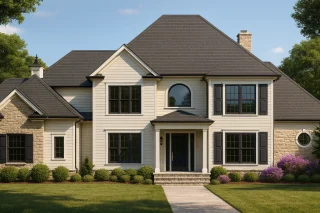 House Plans with Balcony or Deck 6 Luxury 2-Story House Plan with 5 Bedrooms & CAD Designs