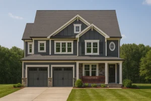 Charming 2.5-Story Craftsman House Plan with Vaulted Ceilings