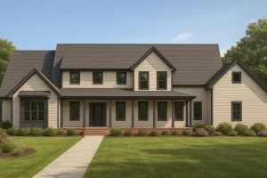 Elegant Home Floor Plan with CAD Designs and Modern Architecture