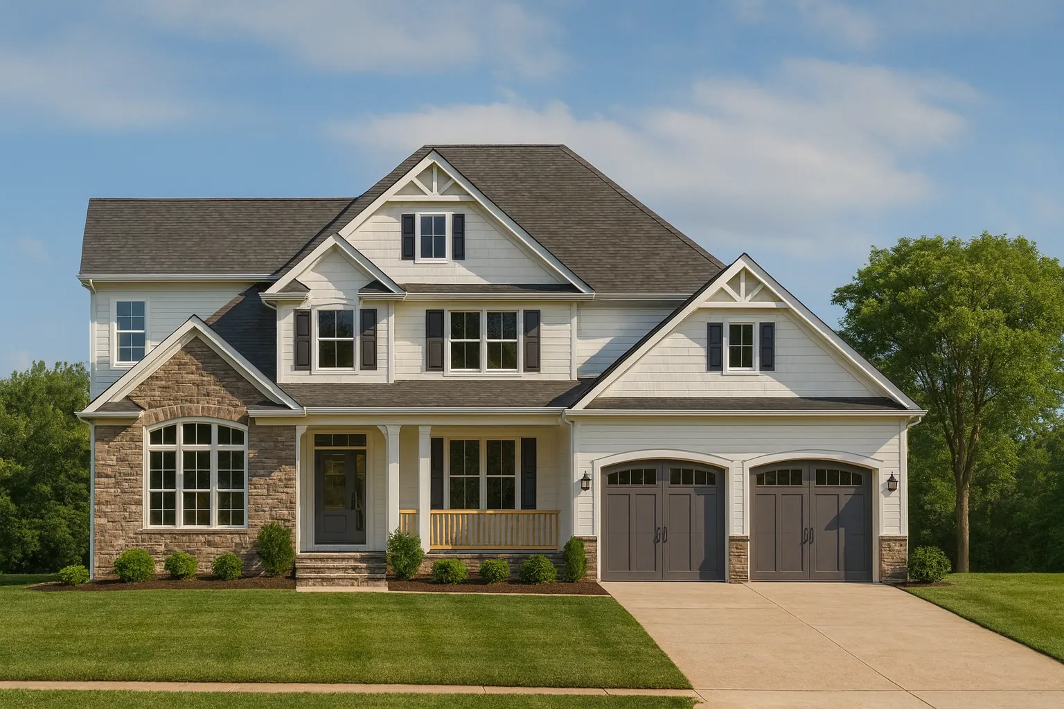 Affordable House Plans 9 Craftsman Home Plan with Detailed CAD Blueprint and Open Design