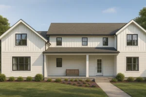 Elegant 2-Story House Plan with 4 Bedrooms & Timeless Traditional Design