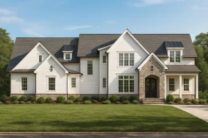 Stunning 2-Story House Plan with CAD Blueprints and Modern Features