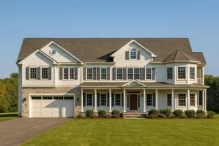 Spacious 2-Story House Plan with Colonial Revival & Farmhouse Appeal