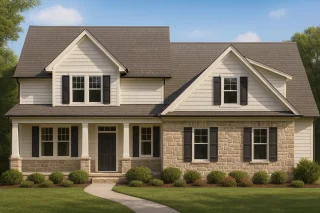 Beautiful 2-Story House Plan with Craftsman Details and CAD Designs