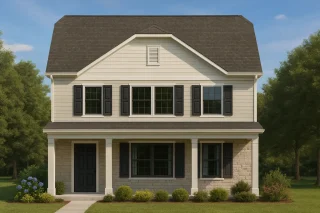 Modern 3-Bedroom Home Plan with Open Floor Plan & Attic