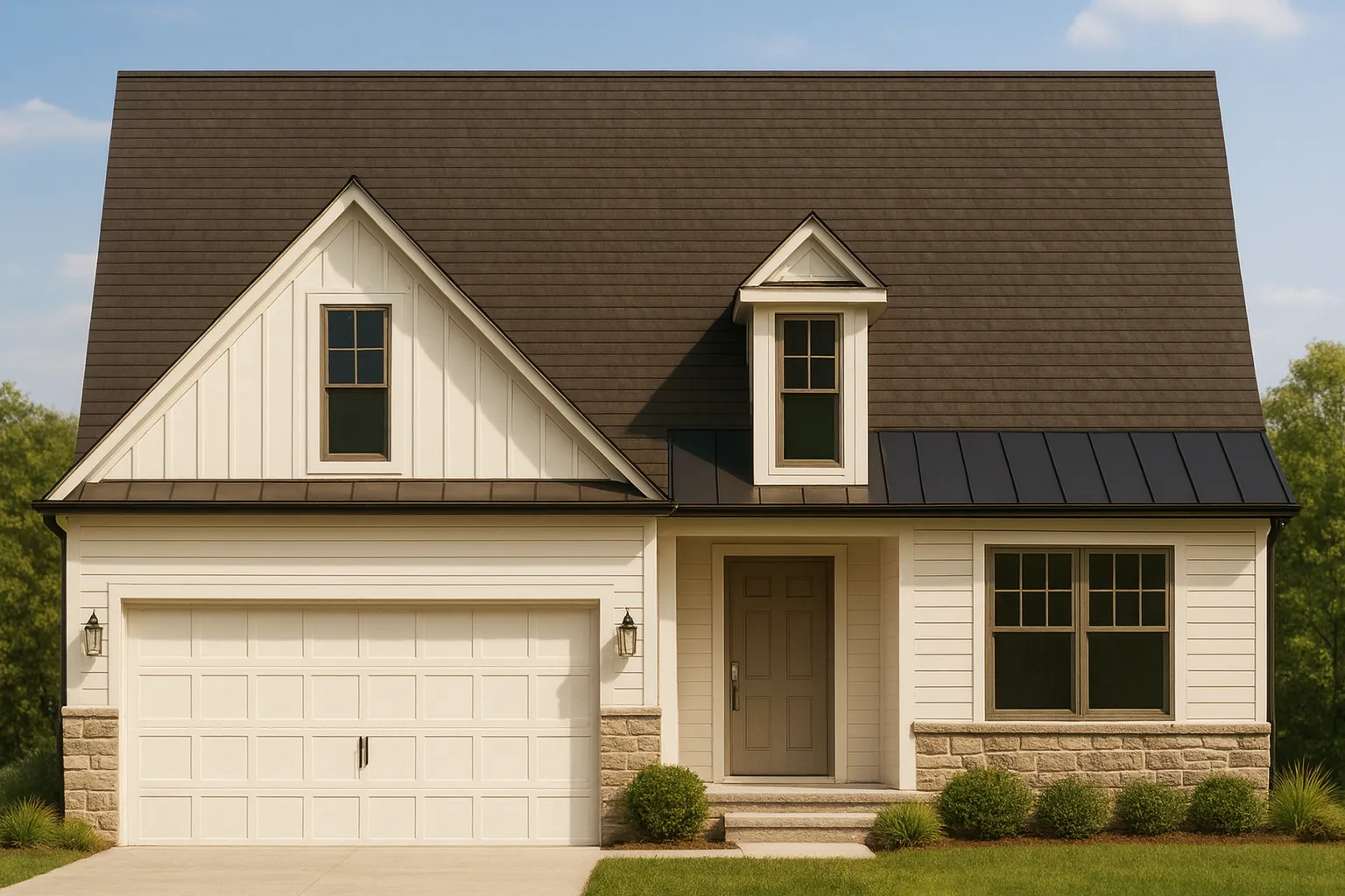 Country Farmhouse Plans 3 Craftsman Home Plan with Open Floor Blueprint and Bonus Spaces