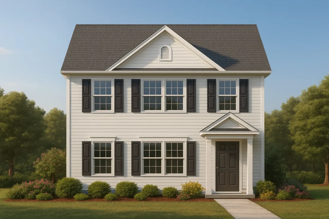 Modern 2-Story House Plan with Sleek CAD Design