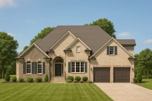 Stunning 2-Story House Plan with European Design