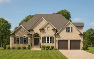 Plan  8-1591 - Aster Knoll Hall |  New American - 3-Bed, 3.5-Bath, 3,840 SF