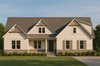 Versatile Craftsman House Plan with Vaulted Ceilings & Outdoor Living