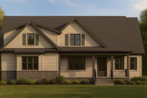 Elegant Traditional Craftsman Home Plan with CAD Designs
