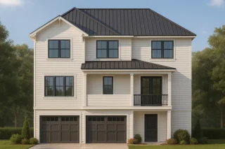 Coastal 4-Bedroom Home Floor Plan 3086 Sq Ft,2.5 Story