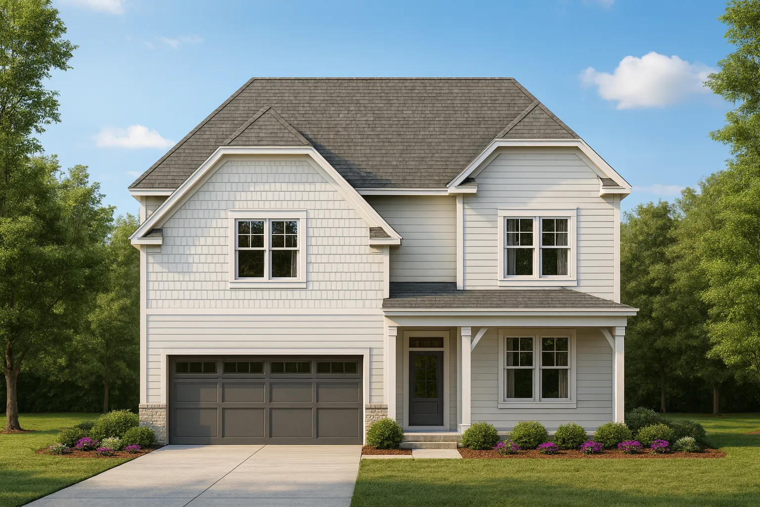 Spacious 2-Story House Plan with Craftsman Architecture