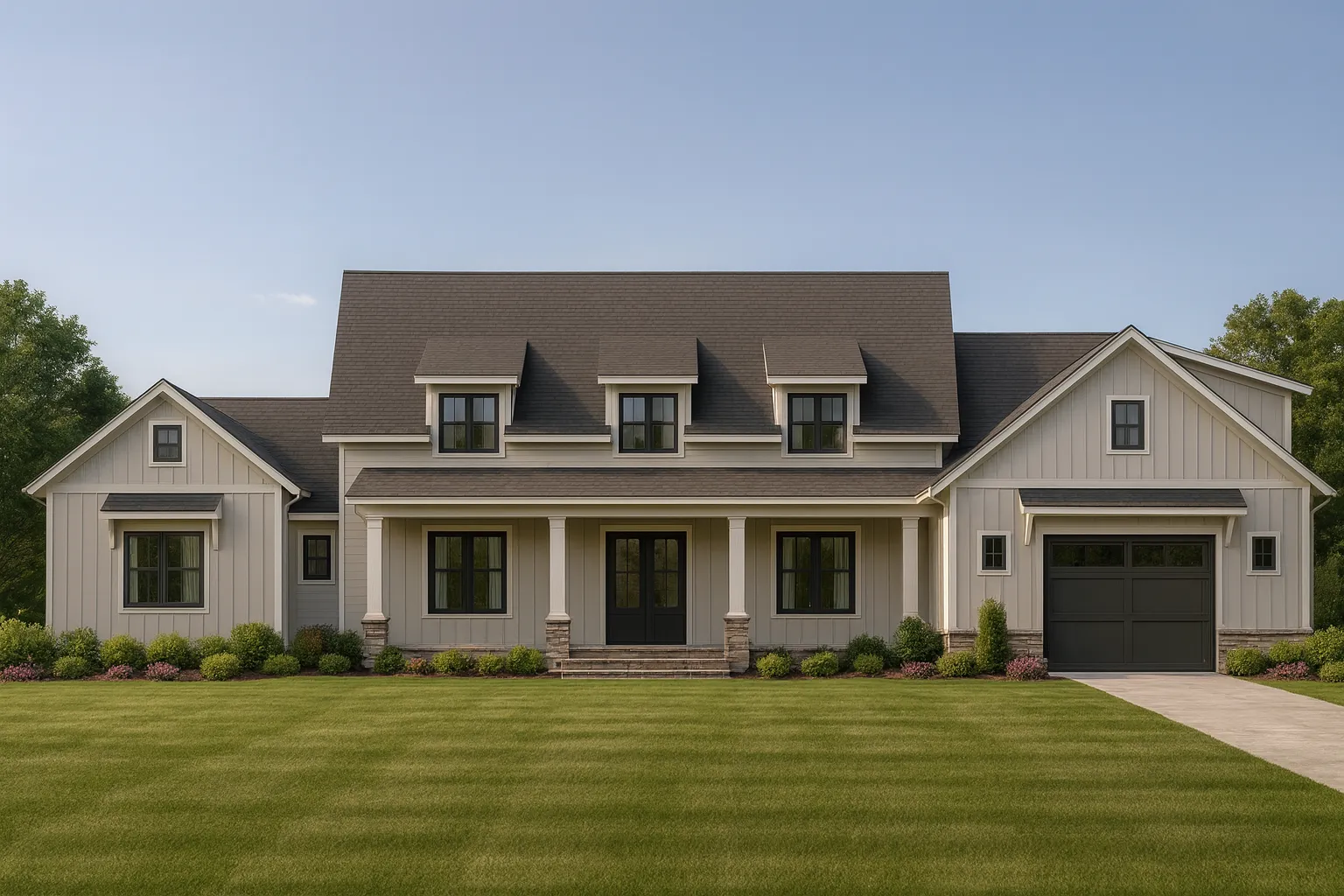 Spacious 2-Story Home Floor Plan with CAD Designs & Blueprint