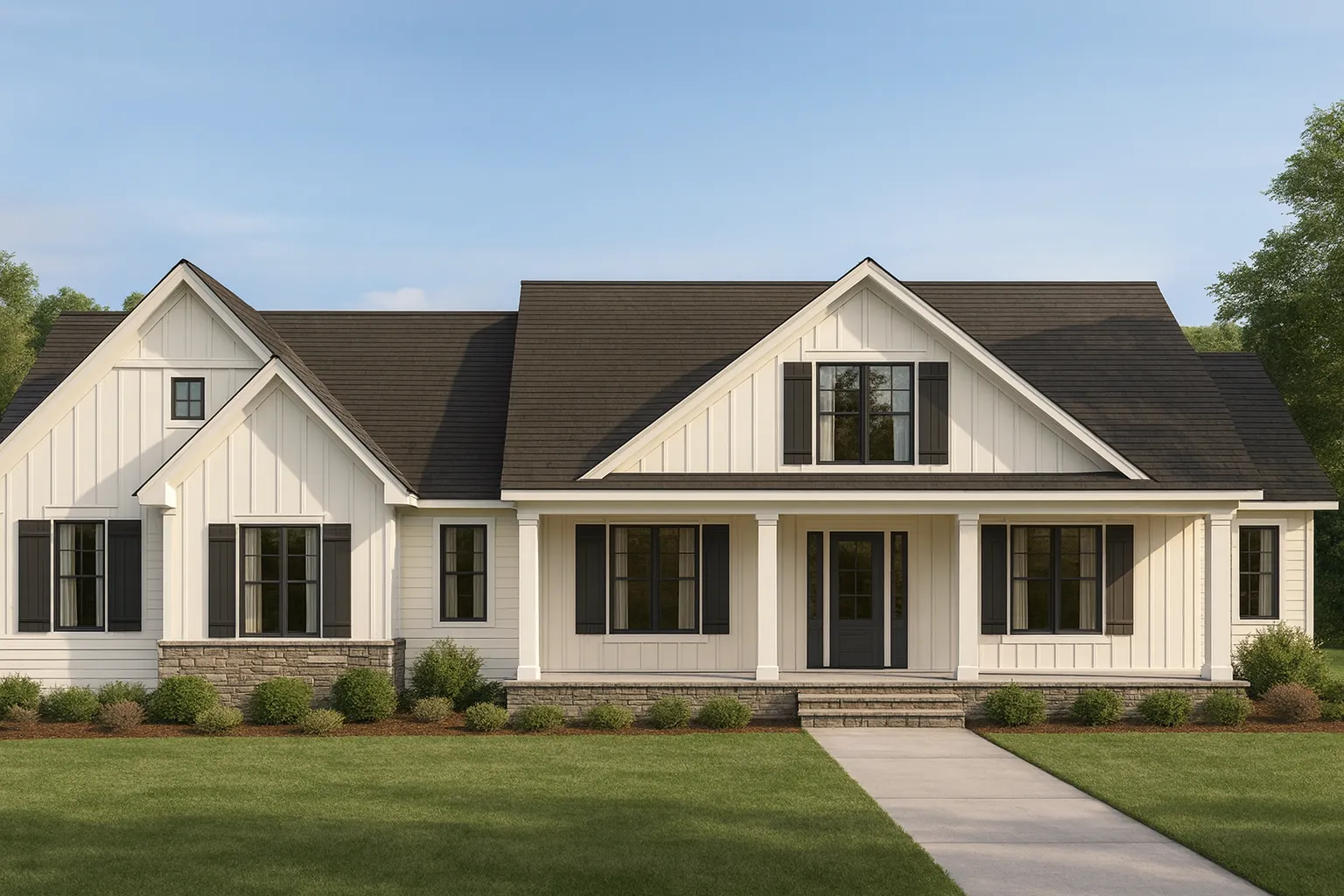 Charming Craftsman Home Plan with Modern Floor Designs