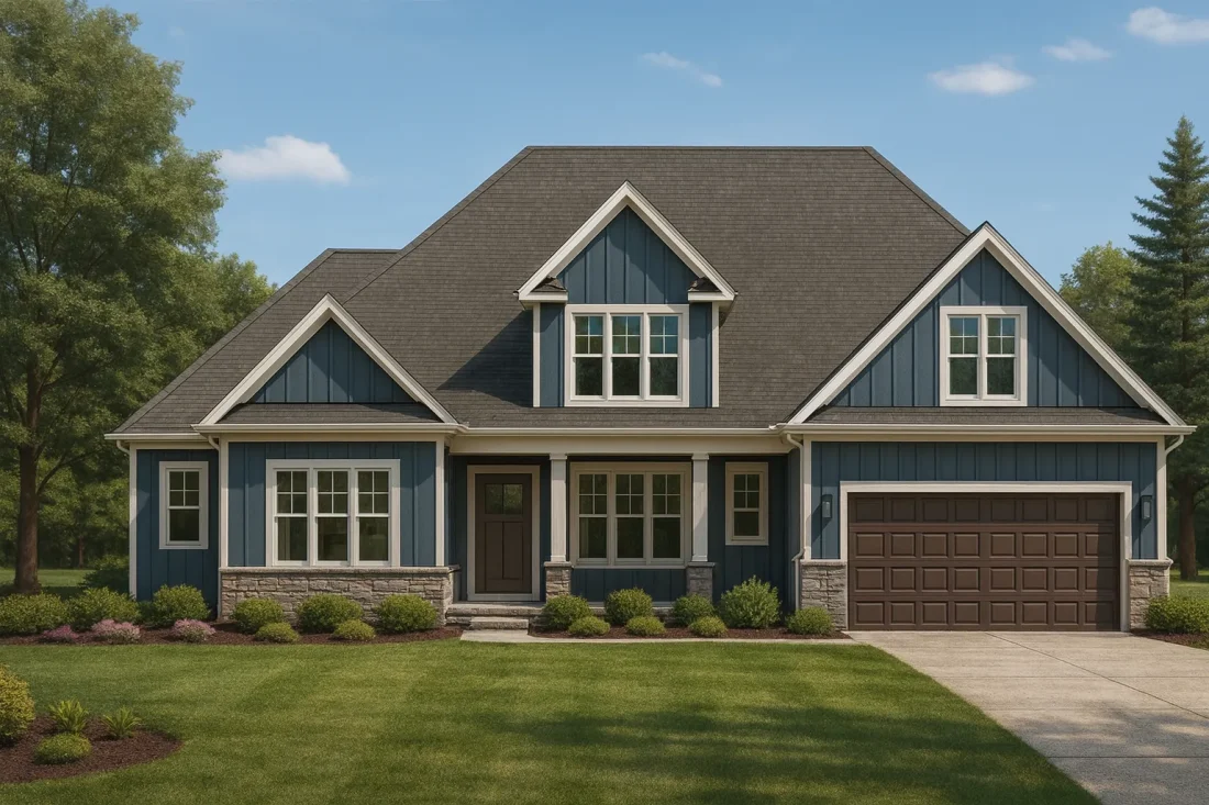 Spacious House Plan with Floor Plan & CAD Architecture Designs