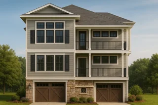 Elegant 3-Bedroom House Plan with Coastal CAD Design