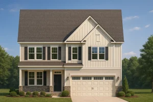 2-Story House Plan with 4 Bedrooms and Detailed CAD Designs