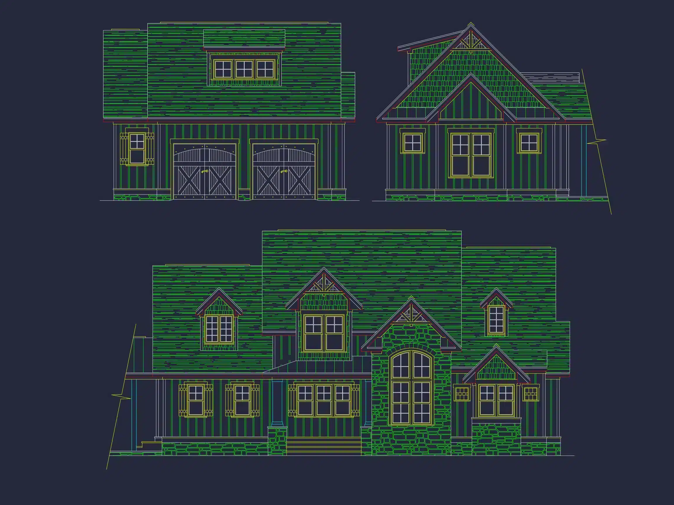 10-1400 HOUSE PLAN - Modern Farmhouse Plan – 3 Beds, 3.5 Baths, 3,134 Sq Ft 2 Craftsman-Home-Plan-Floor-PlanBlueprint-for-Builders.jpeg