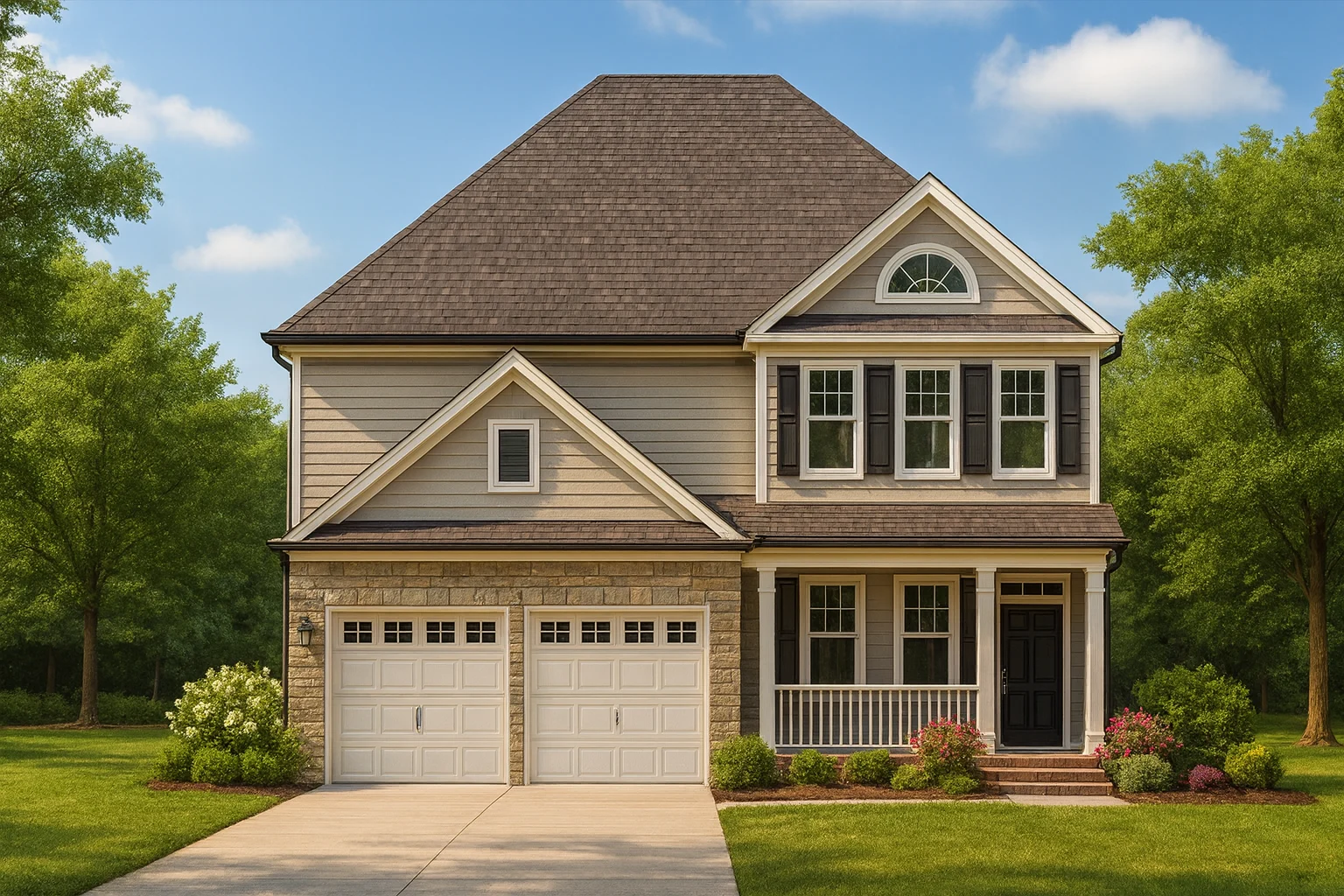 Country Farmhouse Plans 10 Spacious 2-Story House Plan with 4 Bedrooms and Craftsman Charm