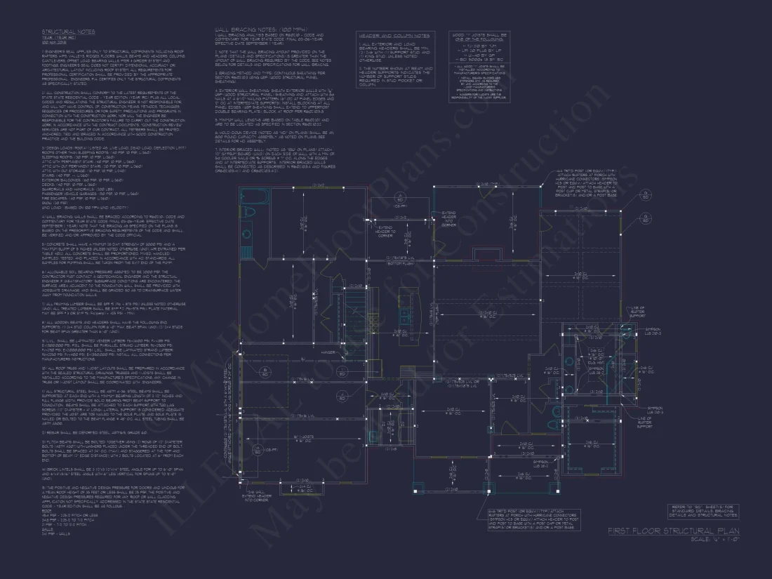 16-1066 HOUSE PLAN - Stunning house Plan with Floor Blueprint & CAD Designs_Page_09