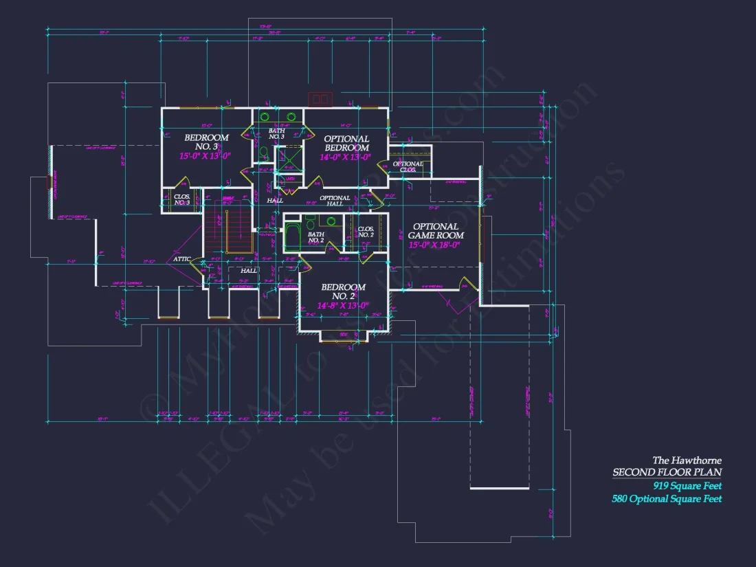 Colonial Craftsman Home Plan with 2 Stories & Classic Style