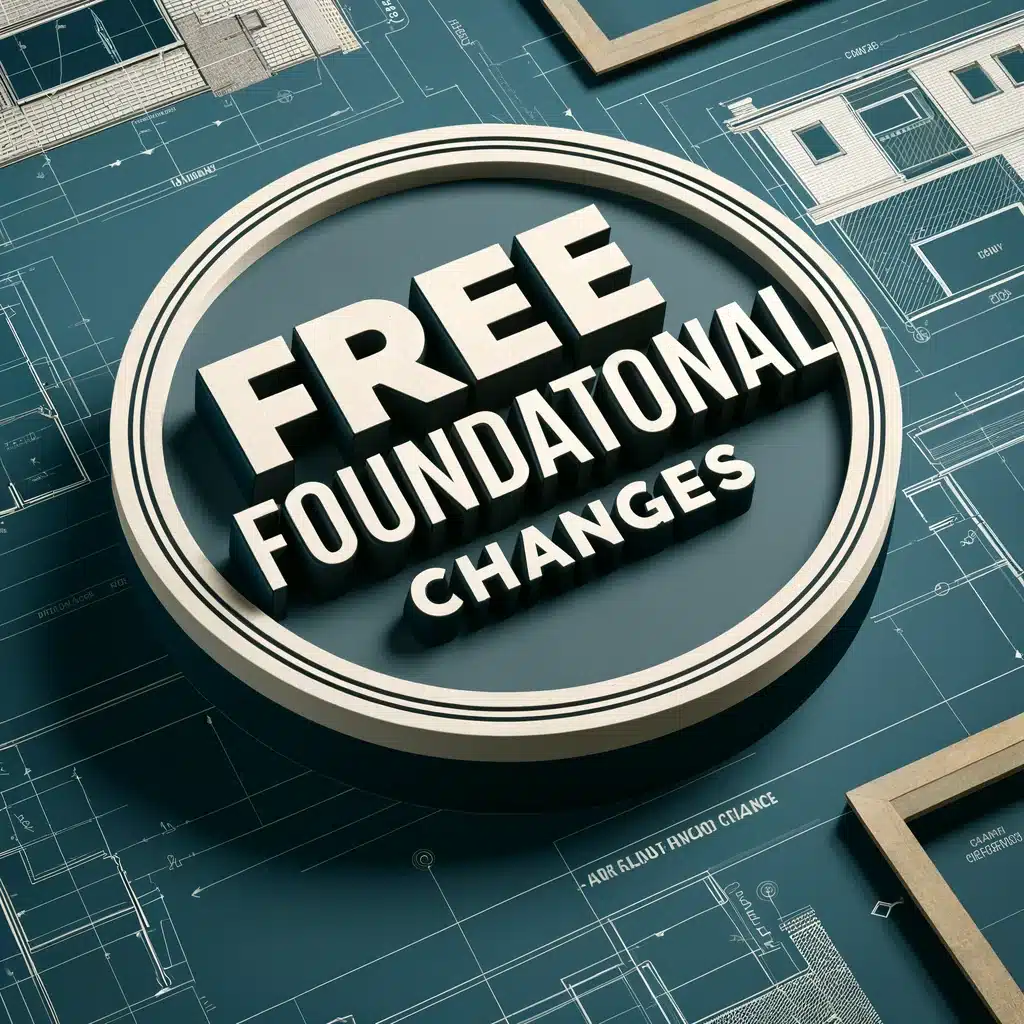 Free Foundation Plan Modifications
