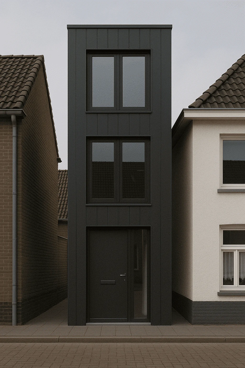 Narrow Modern House 1