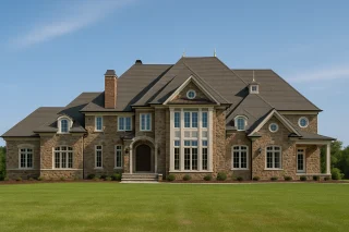 Luxury European Traditional House Plan & CAD Blueprint Designs