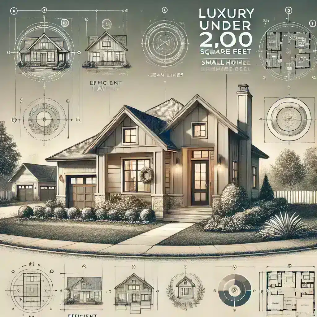 Luxury Under 2000 Square Feet Small house Plans with a Big Feel