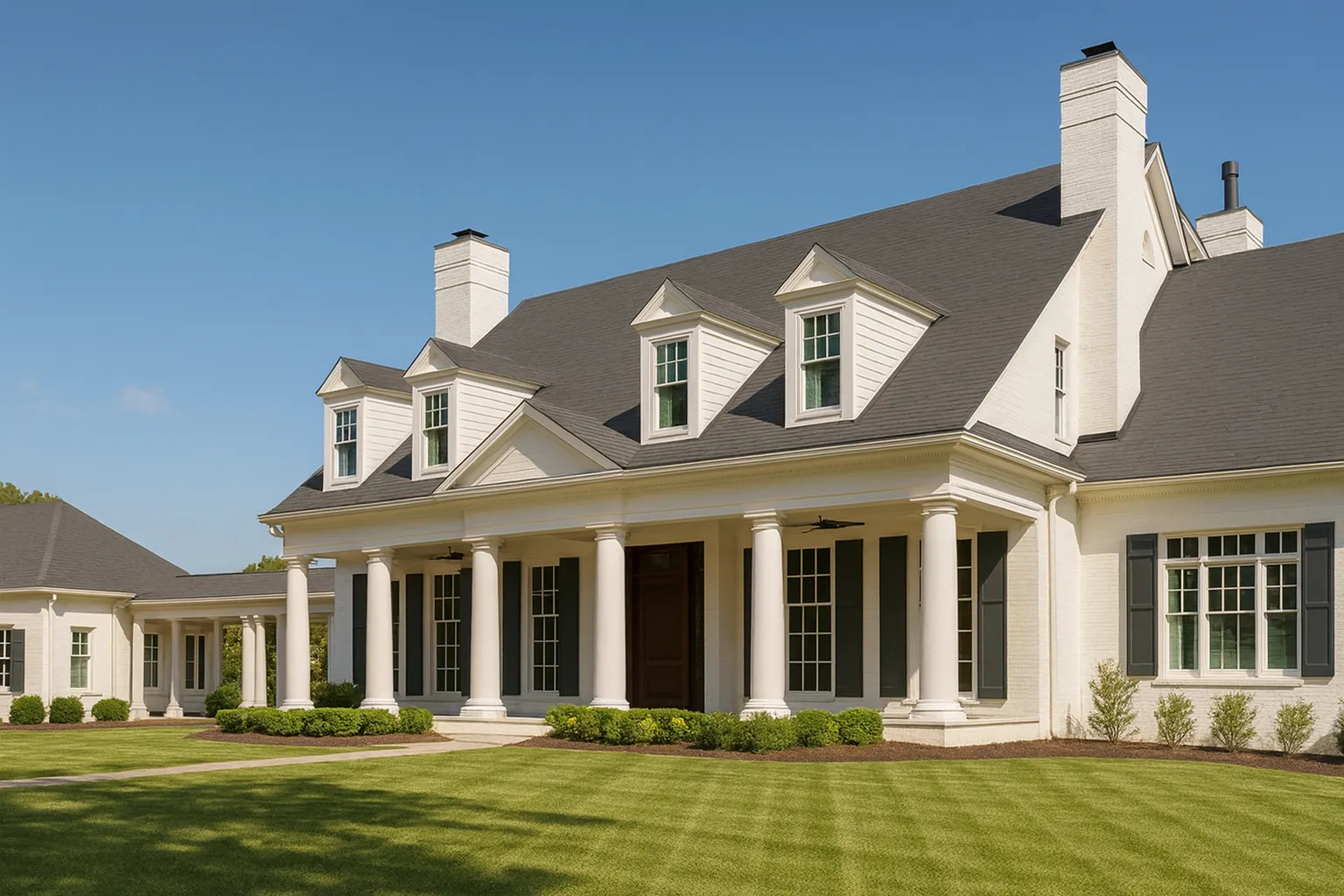 European House Plans 15 Luxury 2-Story House Plan with Southern-Inspired Architecture