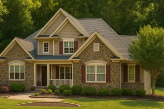 Timeless 1.5-Story House Plan with Vaulted Ceilings & Craftsman Blueprint