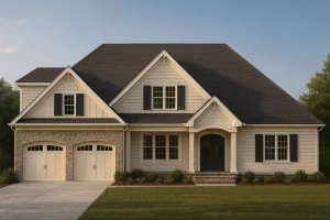 Elegant 2-Story Craftsman House Plan with 5 Bedrooms and CAD Designs