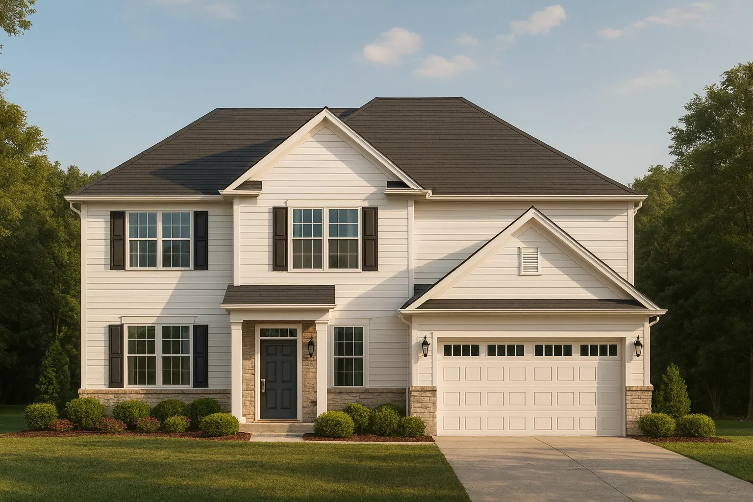 Luxury 2-Story House Plan with 6 Bedrooms and Elegant CAD Designs