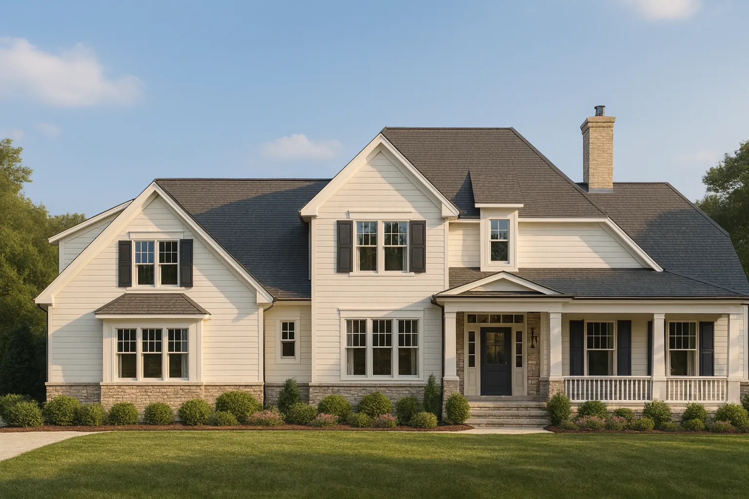 2-Story Architectural Floor Plan with CAD 3,201 Sq Ft Beach-Inspired Design